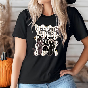 Süße Mädchen bleiben an Halloween Mädchen T-Shirt