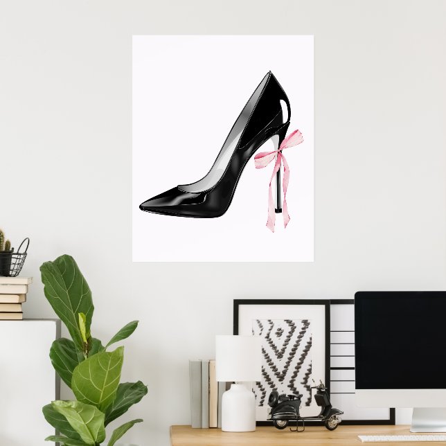 Süße Mädchen-Bogen-Wand  Poster (Heimbüro)
