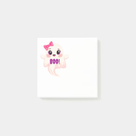 Süße Mädchen Boo! Geist Post-it Klebezettel