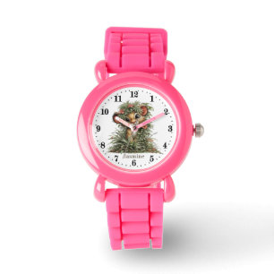 Süße Mädchen Löwenliebhaber Namen hinzufügen Armbanduhr