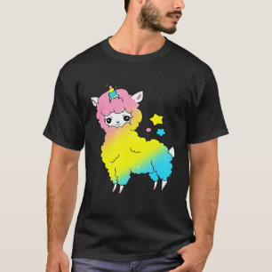 Süße magische Llama-Einhorn-Llamacorn T-Shirt