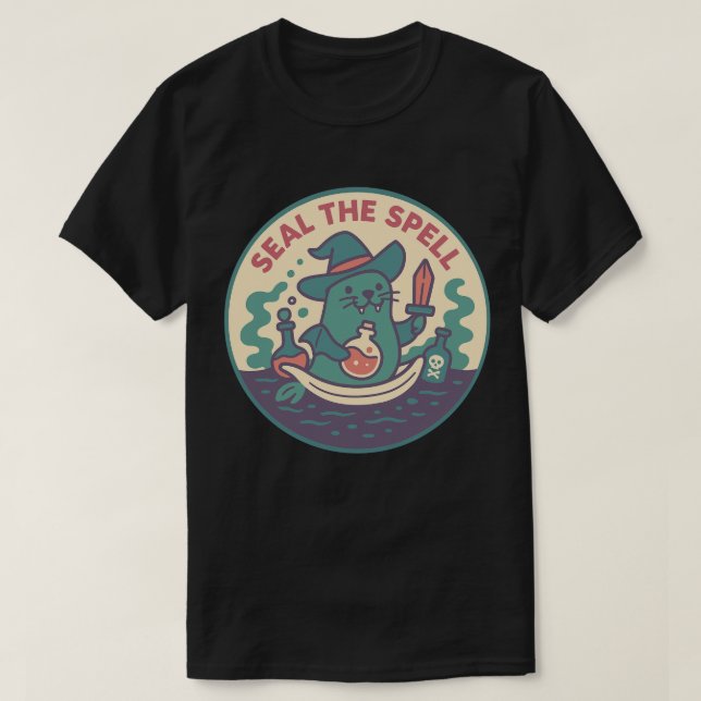 Süße Magische Siegelerde Potion T-Shirt (Design vorne)