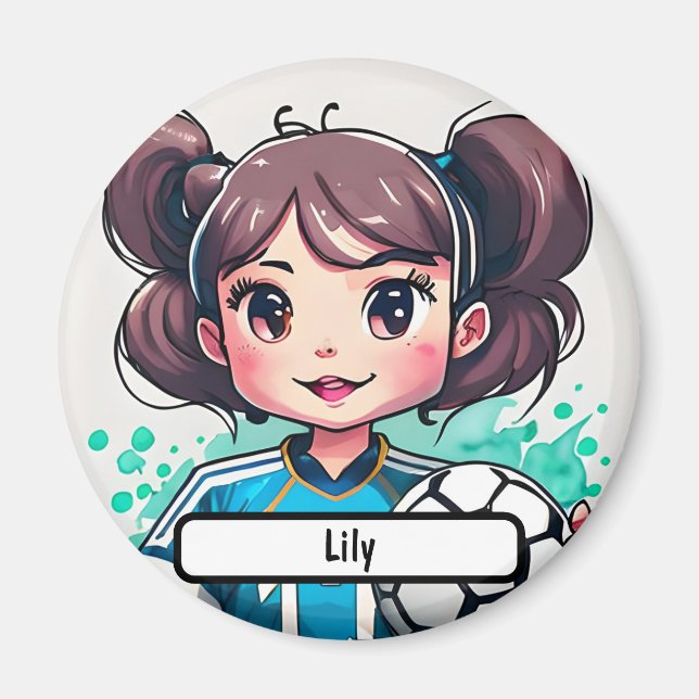 Süsse-Magnet von Kickin mit benutzerdefiniertem Na Magnet (Vorne)