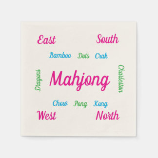 Süße Mahjong-Servietten Serviette