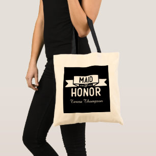 Süße Maid Ehre Namen hinzufügen Tragetasche