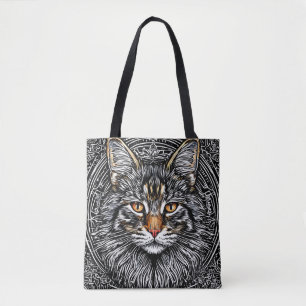 Süße Maine Coon Katze
