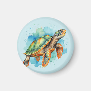 Süße Malerei-Schildkröte Magnet