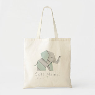 Süße Mama Cute Pastell-Elefant – Minimalistisches Tragetasche