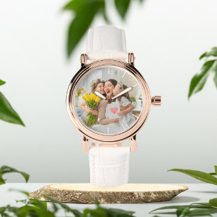Süße Mama Fügen Sie Ihr Foto hinzu eWatch Uhr