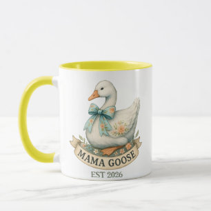Süße Mama Gans Vintage-Farmtier-Mama-Gans Tasse