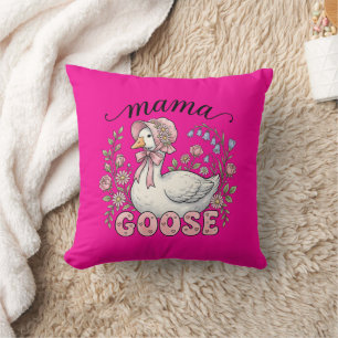 Süße Mama-Gans-Wortkunst Kissen