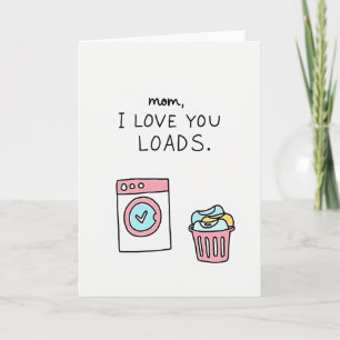 Süße Mama, ich liebe dich sehr Karte