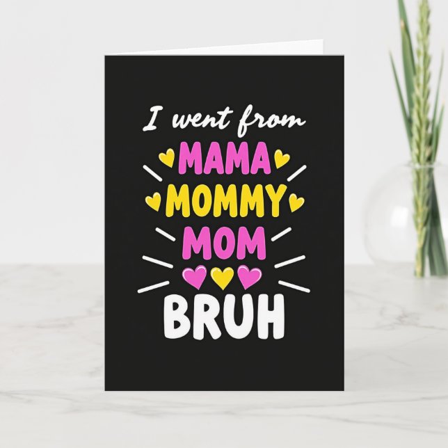 Süße Mama Muttertagskarte Karte (Vorderseite)