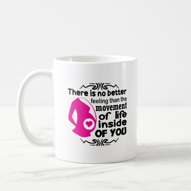 Süße Mama-Sentiment-Wortkunst  Kaffeetasse (Links)