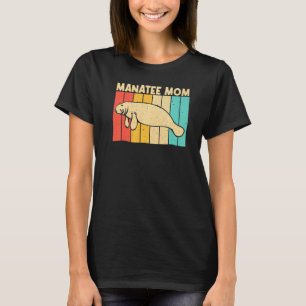Süße Manatee Für Mama Frauen Seekuh Dugong Manatee T-Shirt