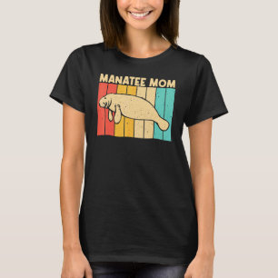 Süße Manatee Für Mama Frauen Seekuh Dugong Manatee T-Shirt