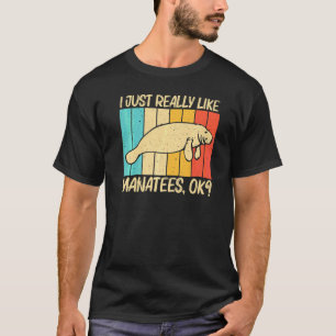 Süße Manatee Für Männer Frauen Seekuh Dugong Manat T-Shirt