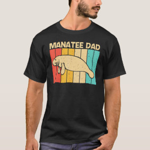 Süße Manatee Für Papa Männer Seekuh Dugong Manatee T-Shirt