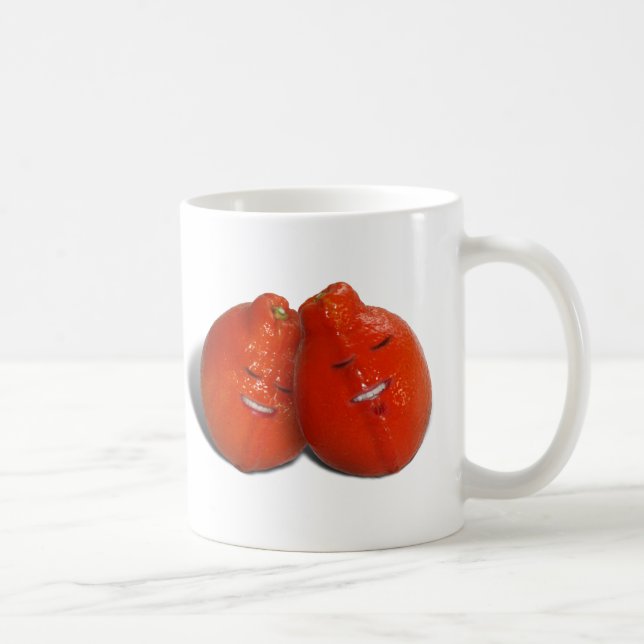 Süße Mandarinen Kaffeetasse (Rechts)