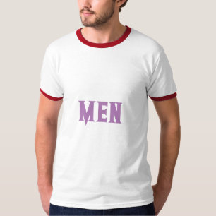 Süße Männer Text Lavendel Cute Herren Basic Ringer T-Shirt
