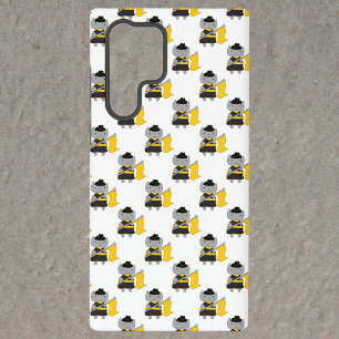 Süße Marching Band Color Guard Katze Gelb Schwarz Samsung Galaxy Hülle