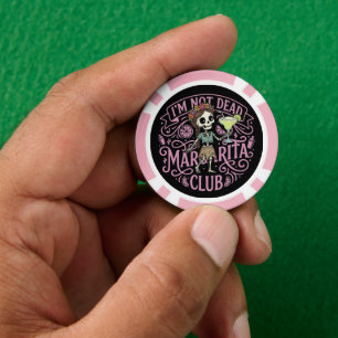 Süße Margarita Skelett Pokerchips