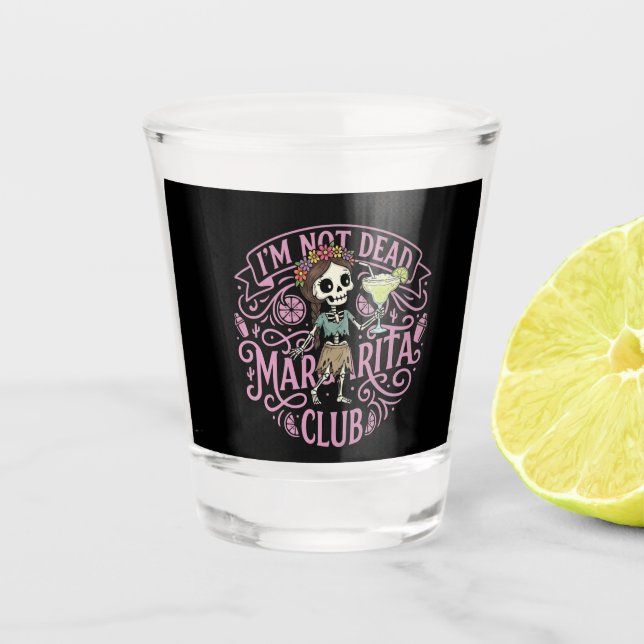 Süße Margarita Skelton Schnapsglas (Vorderseite)