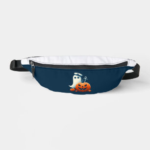 Süße, maritime/küstliche Halloween-Geister/Kürbiss Bauchtasche