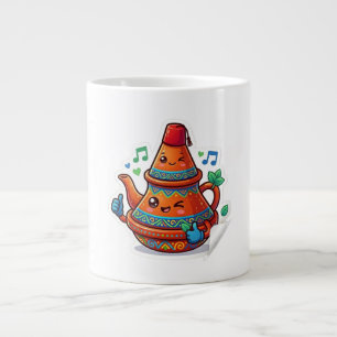 Süße marokkanische Teekanne - Cute Berred Stick Jumbo-Tasse