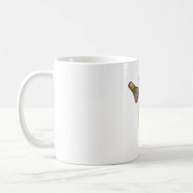 Süße Matcha-Latte-Tasse Kaffeetasse (Links)