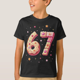 Süße Mathe-Donut-Bruchzahl Zurück zur Schule 67 T-Shirt