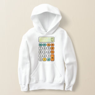 Süße Mathe-Rechner Hoodie für Kinder Schule