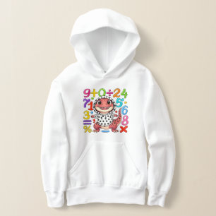 Süße Mathe-Zahlen Hoodie für Kinder Schule