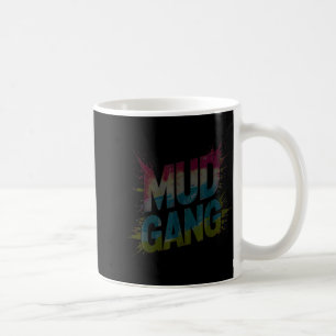 Süße Matsch-Gang läuft Matsch-Buddies Matsch-Trupp Kaffeetasse