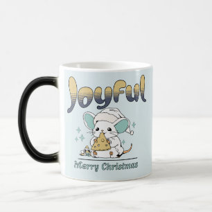 Süße Maus Frohe Weihnachten Verwandlungstasse