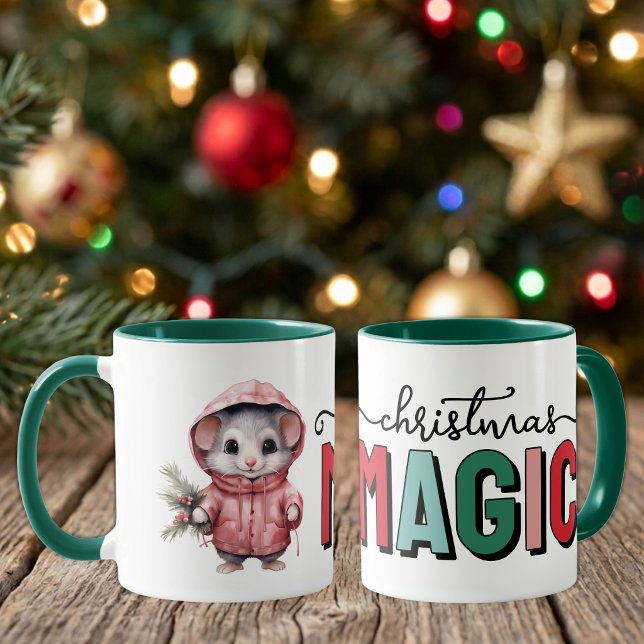Süße Maus Weihnachtszauber Tasse (Von Creator hochgeladen)