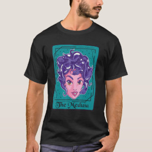 Süße Medusa Griechische Mythologie Tarotkarte Altg T-Shirt