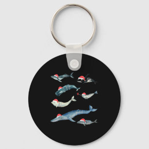 Süße Meerestiere Wale Orca Weihnachten Ozean Ani Schlüsselanhänger