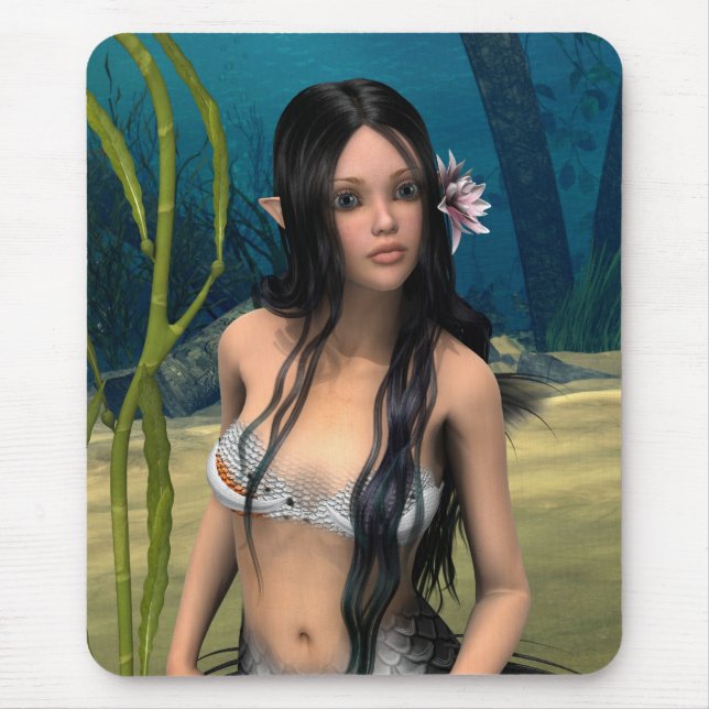 Süße Meerjungfrau Mousepad (Vorne)