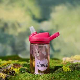 Süße Meerschweinchen-Cartoon-Kinder-Namen-Wasserfl Trinkflasche