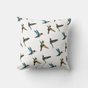 Süße mehrfarbige Kolibris Kissen