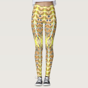 Süße mehrfarbige trendige "Ratti_Creative_Arts" Leggings