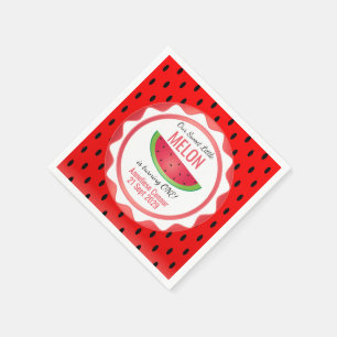 Süße Melonen Geburtstag Serviette