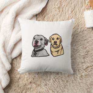 Süße Meme-Hunde Kissen