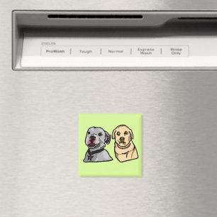 Süße Meme-Hunde Magnet