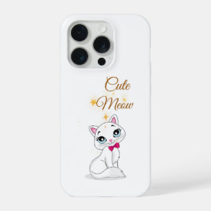 Süße Meow-Katzen-Handyhülle  iPhone 15 Pro Hülle