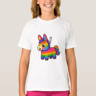 Süße mexikanische Piñata-Grafik T-Shirts für Mädch