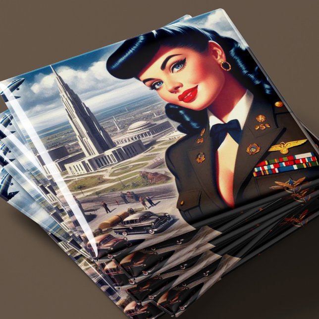 Süße militärische Pin-up Magnet (Von Creator hochgeladen)