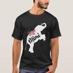 Süße Mimi Elefant Liebhaber Mutter Mama Glückliche T-Shirt