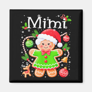 Süße Mimi Lebkuchen-Familie Weihnachten passend Magnet